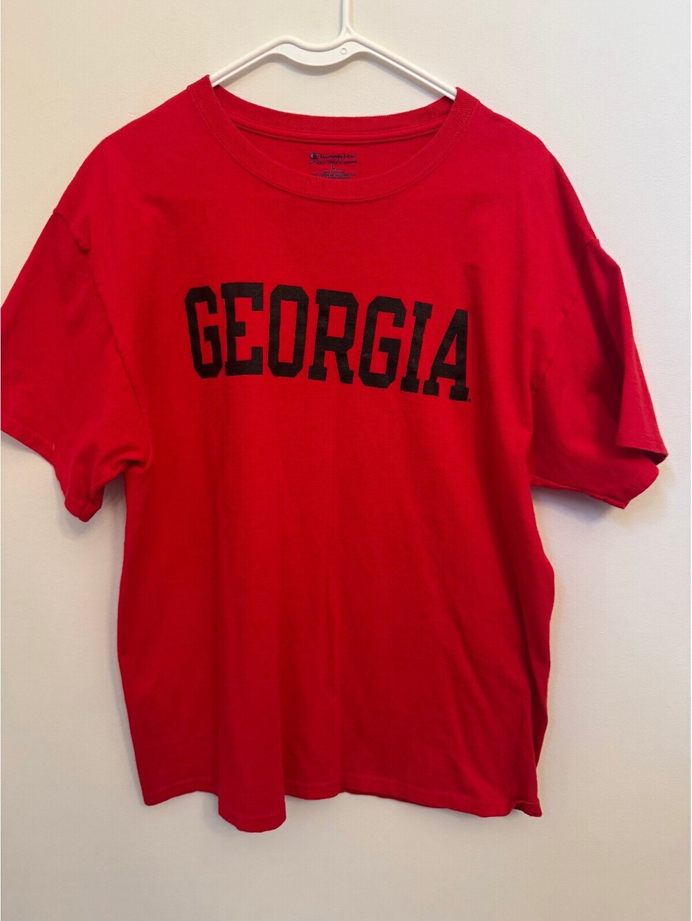Champion Georgia red T shirt